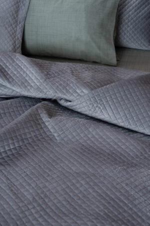 Κουβερλί Υπέρδιπλο 230x250 ELWIN GREY - Image 3