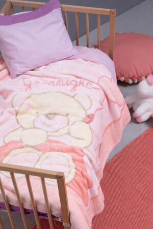 Κουβερτα Βελουτε Κουνιας Baby Velour 110x140 BV720 - Image 2