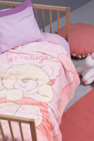 Κουβερτα Βελουτε Κουνιας Baby Velour 110x140 BV720 - Image 1
