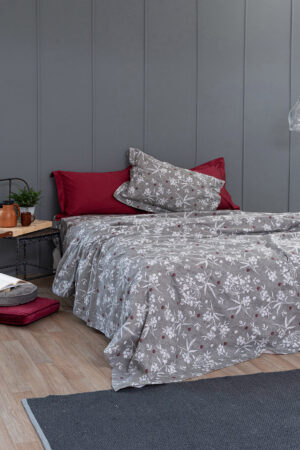 Σετ Σεντονια Υπέρδιπλα Cosy Winter 240x265 CW272 Με Λάστιχο - Image 1