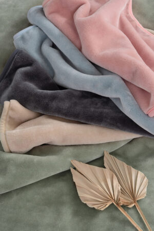 Κουβερτα Βελουτε 160x220 DREAM VELOUR/2 GREY - Image 1