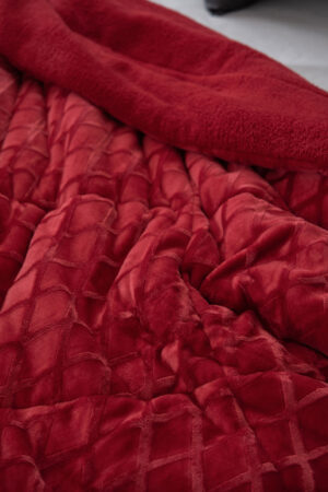 Κουβερτοπαπλωμα King Size 240x260 NADINE RED - Image 3