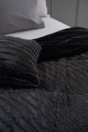 Κουβερτοπαπλωμα King Size 240x260 GWEN BLACK - Image 2