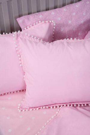 Ζεύγος Μαξιλαροθήκες Oxford 50x70 PON-PON LILAC - Image 1