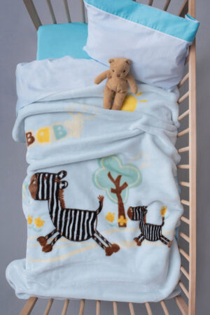 Κουβερτα Βελουτε Κουνιας Baby Velour 110x140 BV723 - Image 1