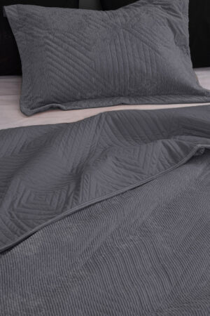 Ζευγος Μαξιλαροθηκες Oxford 50x70 DIZZA GREY - Image 2