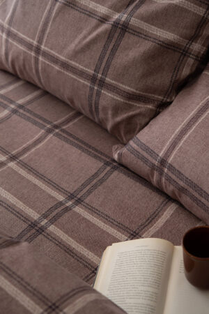Σετ Σεντονια Υπέρδιπλα Flannel Beauty 240x265 FB0213 Με Λάστιχο - Image 2