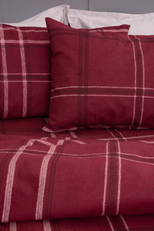 Σετ Μονά Σεντόνια Flannel Beauty 170x265 FB0212 Χωρίς Λάστιχο - Image 2