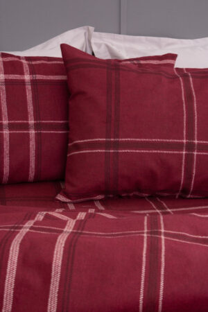Σετ Μονά Σεντόνια Flannel Beauty 170x265 FB0212 Χωρίς Λάστιχο - Image 1