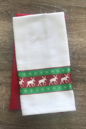 Σετ 2 Πετσέτες Κουζινας Christmas Collection 40x60 RAINDEER - Image 1