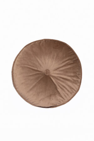 Διακοσμητικο Μαξιλαρι Velvet Feel Ø40cm VF803 BEIGE