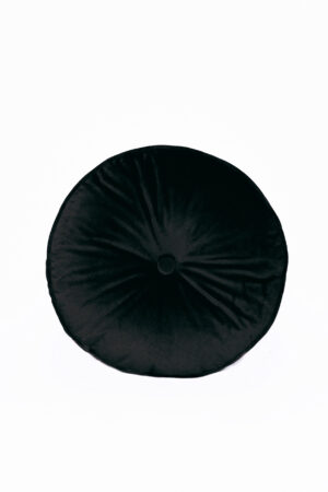 Διακοσμητικο Μαξιλαρι Velvet Feel Ø40cm VF803 BLACK