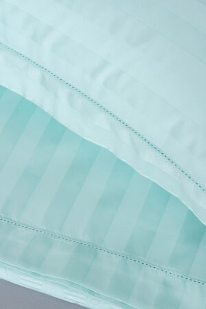 Ζευγος Μαξιλαροθηκες Oxford 50x75 SATIN STRIPES HS ANTIQUE - Image 1