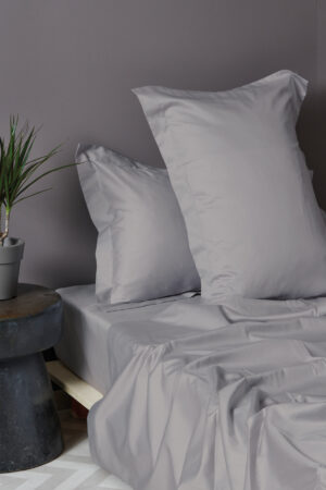Σετ Υπέρδιπλα Σεντόνια 240x270 LUXE SATEEN HS SILVER - Image 1