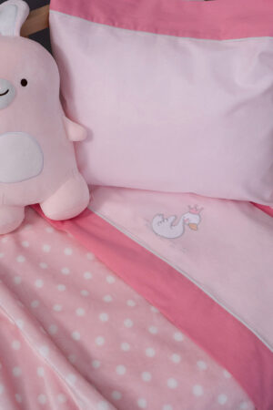 Σετ Σεντονια Κουνιας Baby Joia 130x180 BJ525 PINK - Image 1