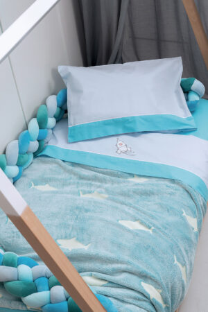 Σετ Σεντονια Κουνιας Baby Joia 130x180 BJ526 BLUE - Image 2