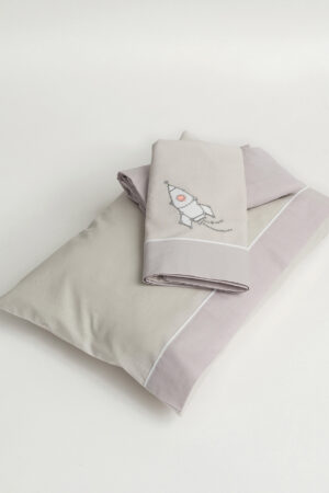 Σετ Σεντονια Κουνιας Baby Joia 130x180 BJ526 GREY - Image 2