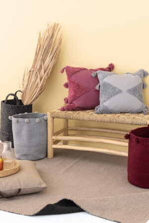 Μαξιλαρα Δαπεδου Με Λαβη Home Décor 60x60 BRAGI KHAKI - Image 1