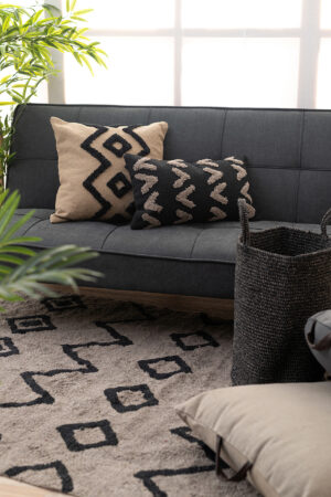 Διακοσμητικο Καλάθι Με Χερουλια Home Décor 30x45 RAN KHAKI - Image 2