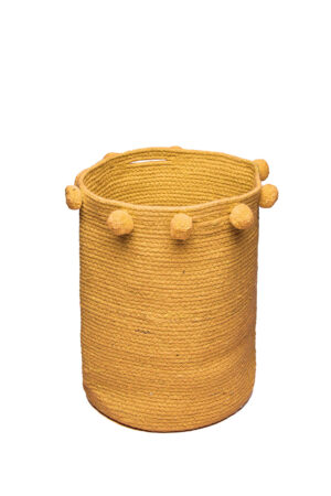 Διακοσμητικο Καλάθι Με Χερουλια Home Décor 30x40 FOUNTAIN YELLOW - Image 1