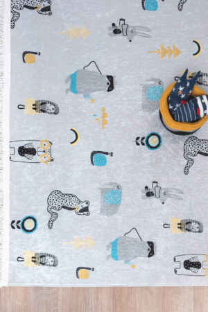 Χαλακι Με Κροσια Kids Décor 120x180 BADGER - Image 1