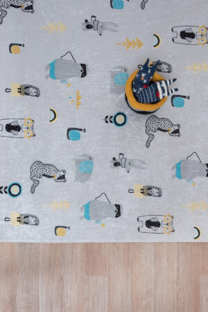 Χαλι Με Κροσια Kids Décor 160x230 BADGER - Image 2
