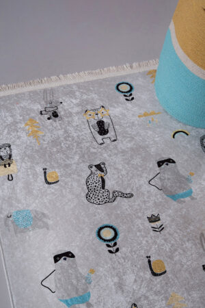 Χαλι Με Κροσια Kids Décor 160x230 BADGER - Image 1