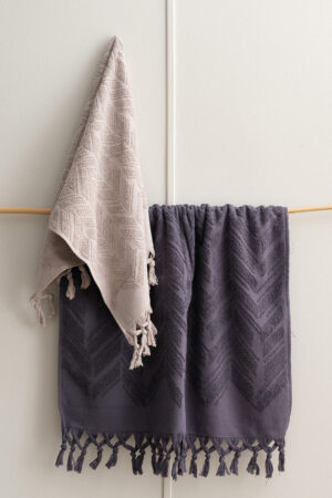 Πετσέτα Προσώπου Towels Collection 50x90 NARIA SILVER - Image 3