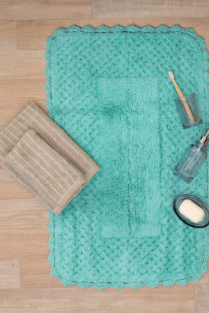 Πατάκι Bathmats Collection 50x80 EZRA AQUA - Image 1