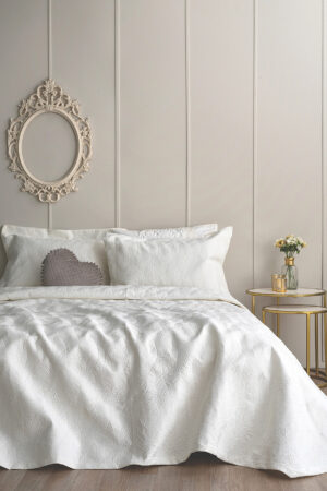 Σετ Κουβερλί & Σεντόνια Wedding Collection 240x260 WEL015 IVORY - Image 1