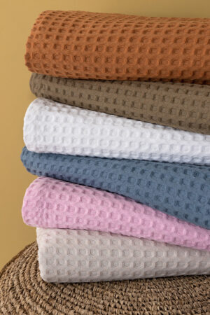 Κουβέρτα Πικέ 250x240 MARCIE PINK - Image 2