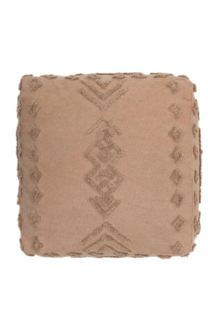 Μαξιλάρα Δαπέδου/ Πουφ Home Décor 60x60x20 MARVOL SAND - Image 1