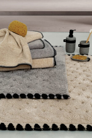 Πατάκι Bathmats Collection 50x80 JERSEY BEIGE - Image 2