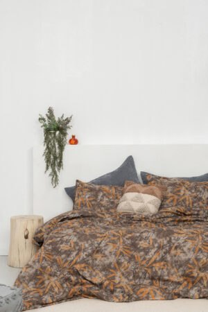 Σετ Σεντονια Υπερδιπλα Flannel Beauty 240x265 FB0217 Χωρίς Λάστιχο - Image 1