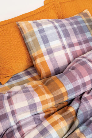 Σετ Μονά Σεντόνια Flannel Beauty 170x265 FB0218 Χωρίς Λάστιχο - Image 2