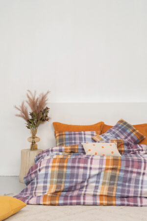 Σετ Μονά Σεντόνια Flannel Beauty 170x265 FB0218 Χωρίς Λάστιχο - Image 1