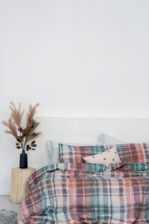 Σετ Μονά Σεντόνια Flannel Beauty 170x265 FB0219 Χωρίς Λάστιχο - Image 1