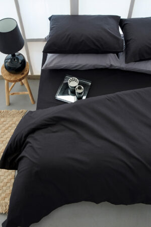 Σεντόνι Μονό Mix & Match ETOILE JET BLACK Χωρίς Λάστιχο - Image 1