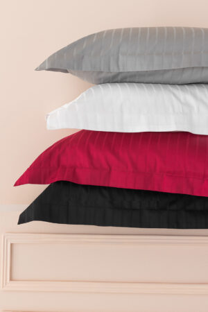 Ζεύγος Μαξιλαροθήκες Oxford 52x75 Sateen Riga WHITE - Image 1