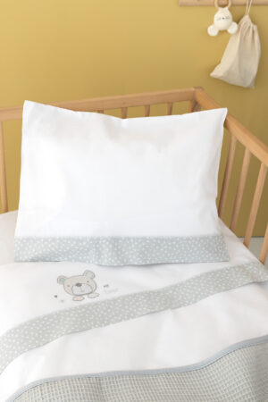 Σετ Σεντόνια Baby Joia 130X180 BJ532 GREY - Image 1