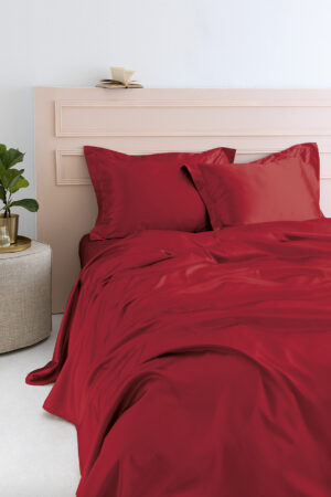 Σετ Υπέρδιπλα Σεντόνια 230x260 Ruby RED - Image 1