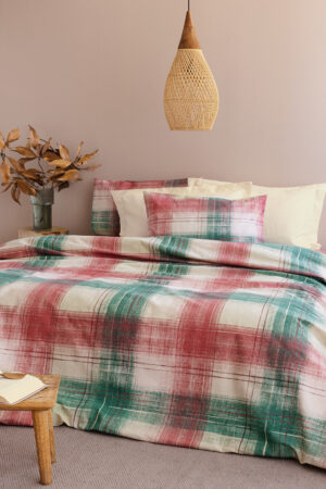 Σετ Σεντόνια Υπέρδιπλα Flannel Beauty 240x265 FB0221 Με Λάστιχο - Image 1