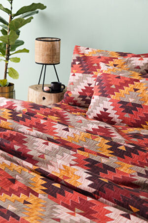 Σετ Σεντόνια Υπέρδιπλα Flannel Beauty 240x265 FB0222 Χωρίς Λάστιχο - Image 2
