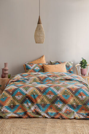 Σετ Σεντόνια Υπέρδιπλα Flannel Beauty 240x265 FB0223 Χωρίς Λάστιχο - Image 1