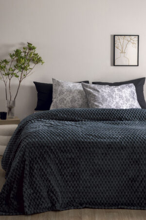 Κουβέρτα Fleece 160x220 ASTER COAL - Image 3