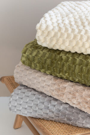 Κουβέρτα Fleece 220x240 ASTER GREEN - Image 2