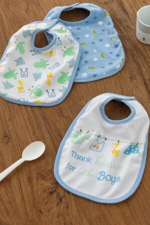 Σετ Σαλιάρες New Baby NB0137 BLUE - Image 1