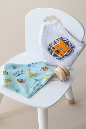Σετ Σαλιάρες μπαντάνα New Baby NB0140 BOY - Image 1