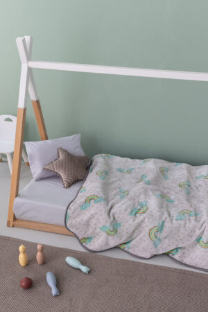 Κουβέρτα Αγκαλιάς Baby Blankets 80x90 RAINY - Image 1
