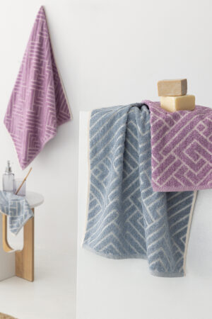 Πετσέτα Προσώπου Towels Collection 50x90 RANON MOV - Image 2